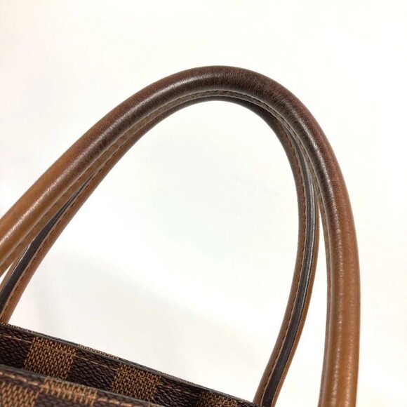 LOUIS VUITTON N41273 Damier Ascot Bag Tote Bag Hand Bag Damier Canvas Brown - Picture 7 of 16